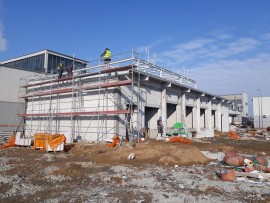 Budowa Budynku Zaplecza Elektryczno-Technicznego w Gorzycach